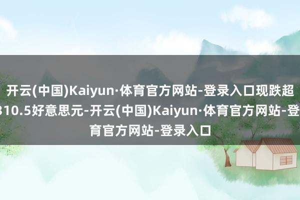 开云(中国)Kaiyun·体育官方网站-登录入口现跌超6%报310.5好意思元-开云(中国)Kaiyun·体育官方网站-登录入口
