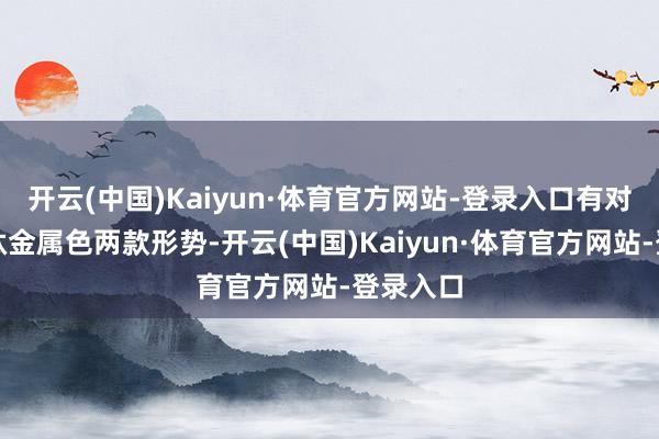 开云(中国)Kaiyun·体育官方网站-登录入口有对持绿和钛金属色两款形势-开云(中国)Kaiyun·体育官方网站-登录入口