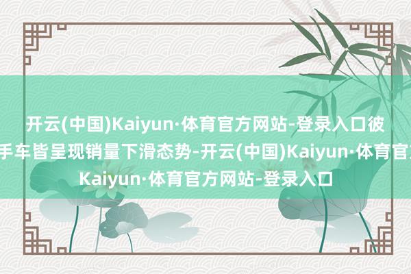 开云(中国)Kaiyun·体育官方网站-登录入口彼时我国新车、二手车皆呈现销量下滑态势-开云(中国)Kaiyun·体育官方网站-登录入口