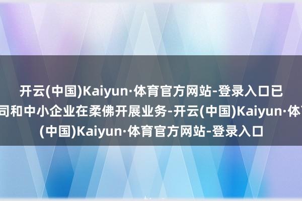 开云(中国)Kaiyun·体育官方网站-登录入口已有多家新加坡跨国公司和中小企业在柔佛开展业务-开云(中国)Kaiyun·体育官方网站-登录入口